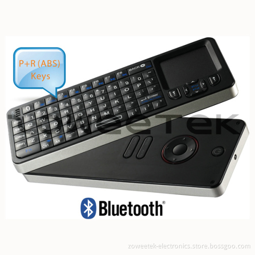 Mini Bluetooth Keyboard Touchapd & IR Learning Remote Control - Ultra Mini 3-in-1 Keyboard -ZW-52006BT(MWK06+)